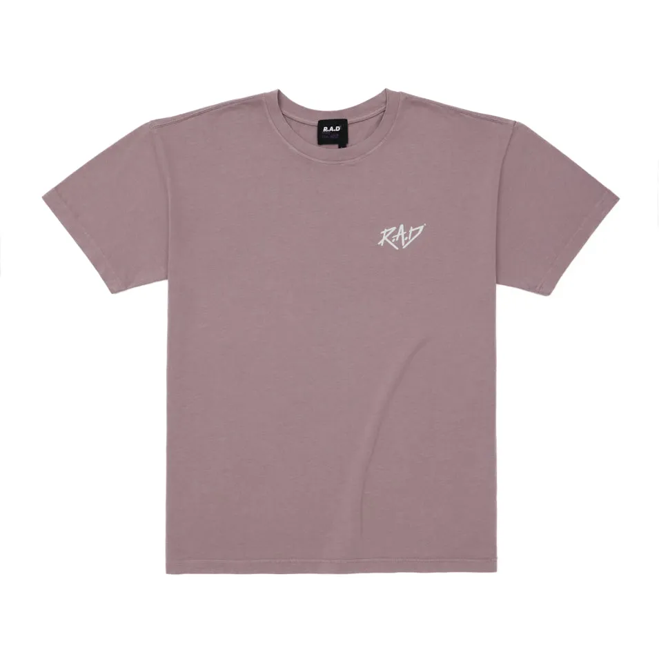 Relaxing Fit HEAVY? 'R' GLOBE TEE DUST PURPLE