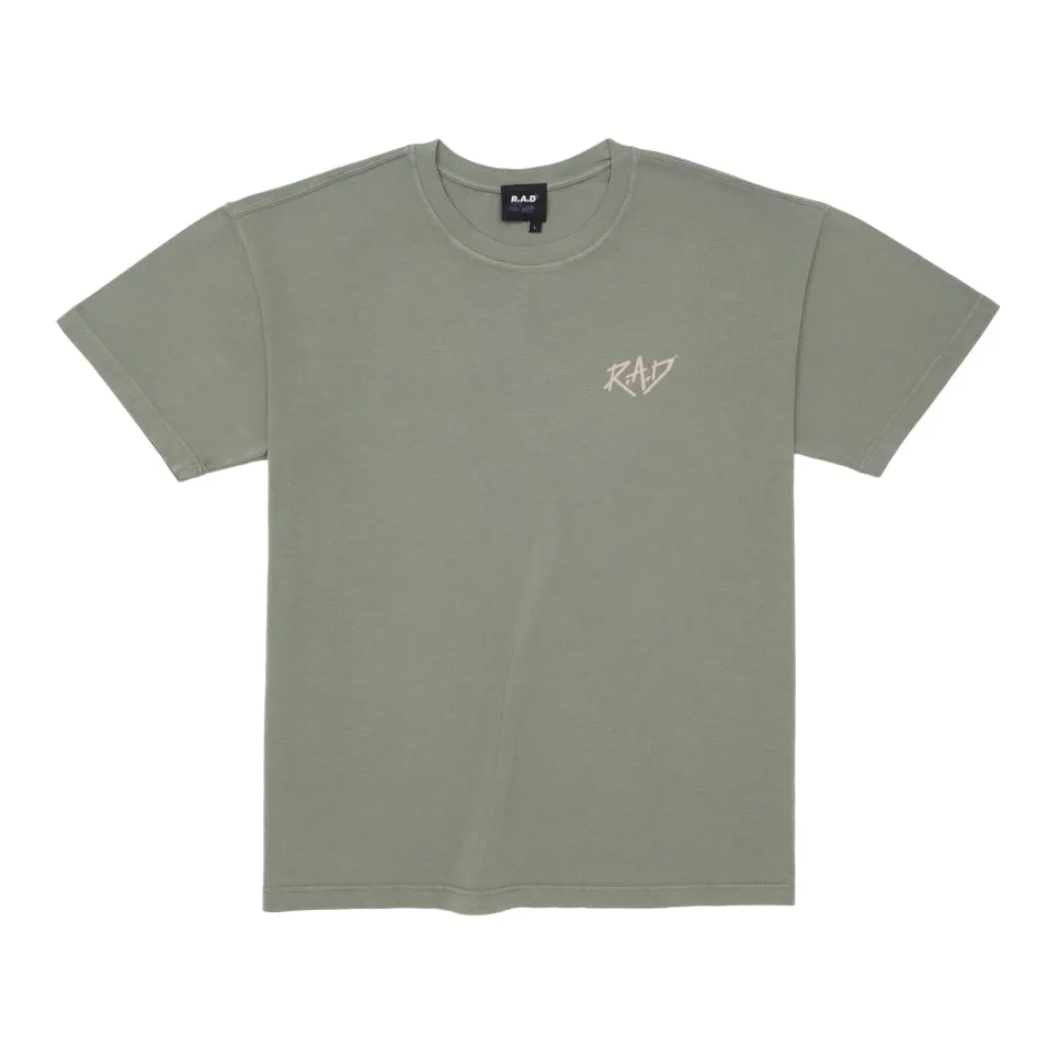 HEAVY? 'R' GLOBE TEE MULLED BASIL Best Seller Fun and Relaxed