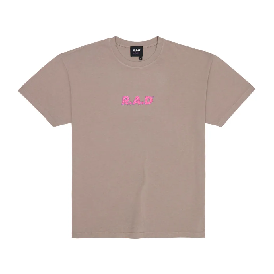HEAVY? STATIC 'R' TEE CINDER Ethically Sourced Material