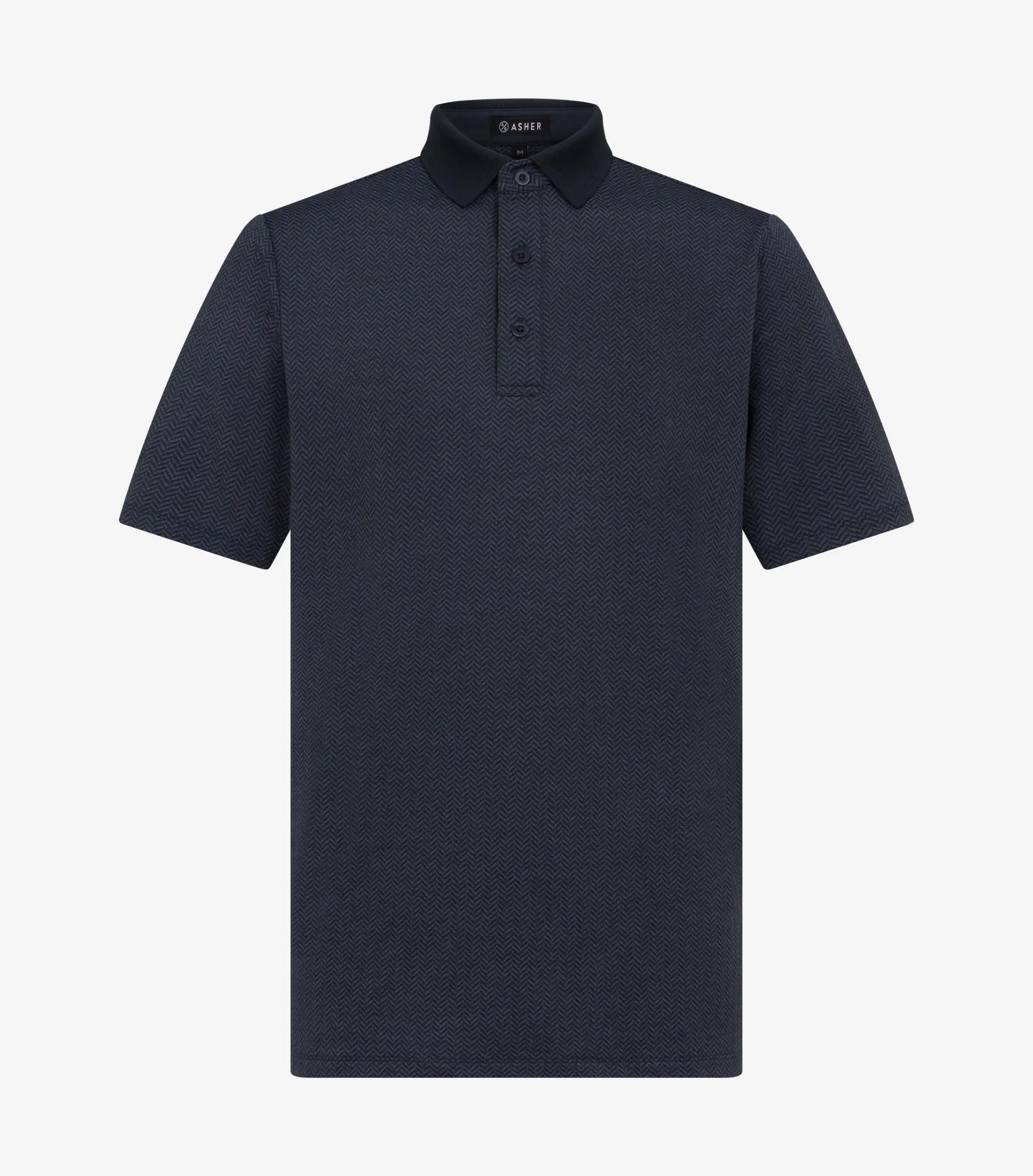 Handmade Fit Herringbone Polo