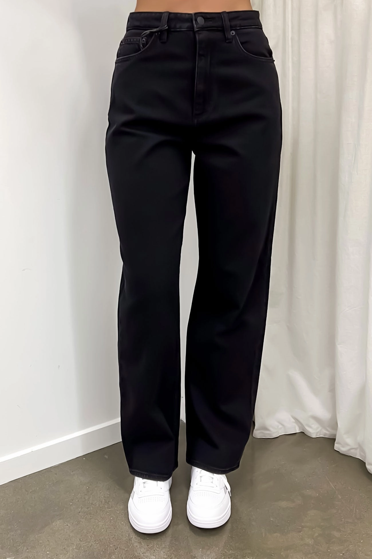 High Baggy Jean Homme Black Gym Ready Vibrant Bold