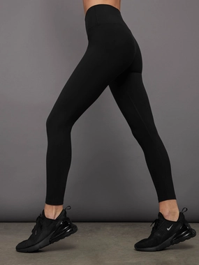 MultiPurpose Loungewear High Rise Legging in Melt - Black
