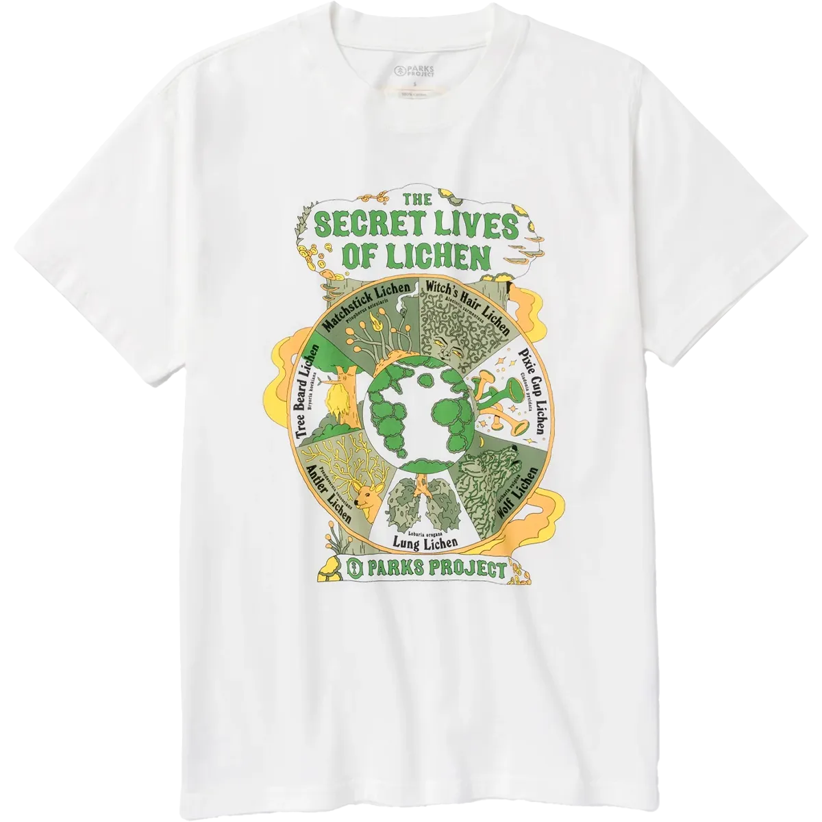 Secret Lives of Lichen Tee QuickDry Construction