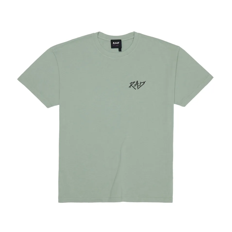 Fresh and Cool HEAVY? GLOBE TEE JADE