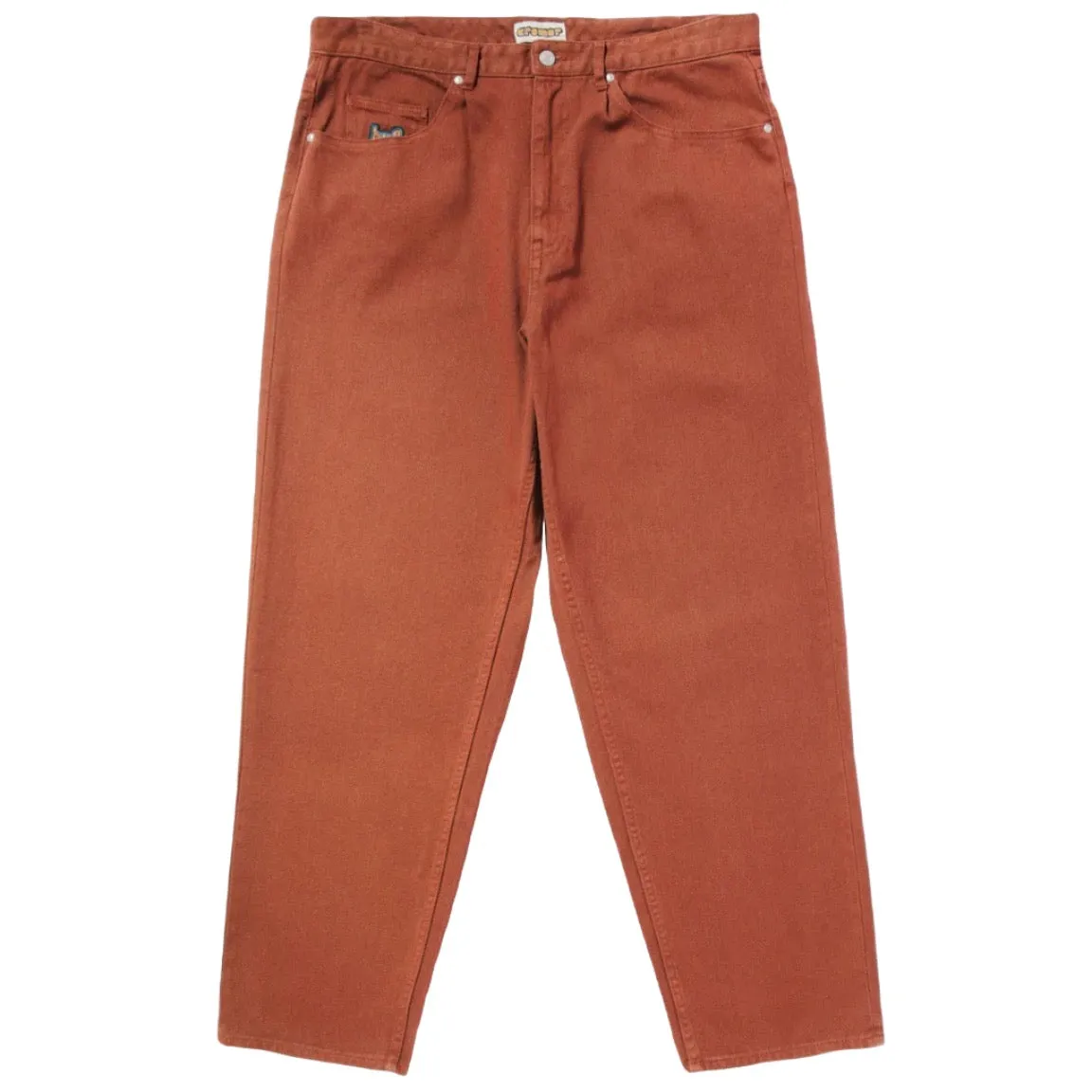 Printing Wear - Resistant Huf Cromer Pant Washed Brown
