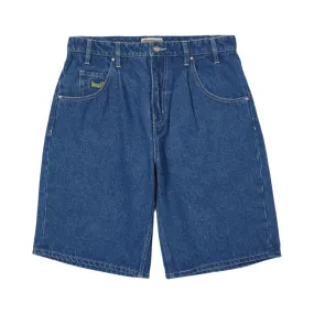 Double Stitched Huf Cromer Short Stone Wash Indigo