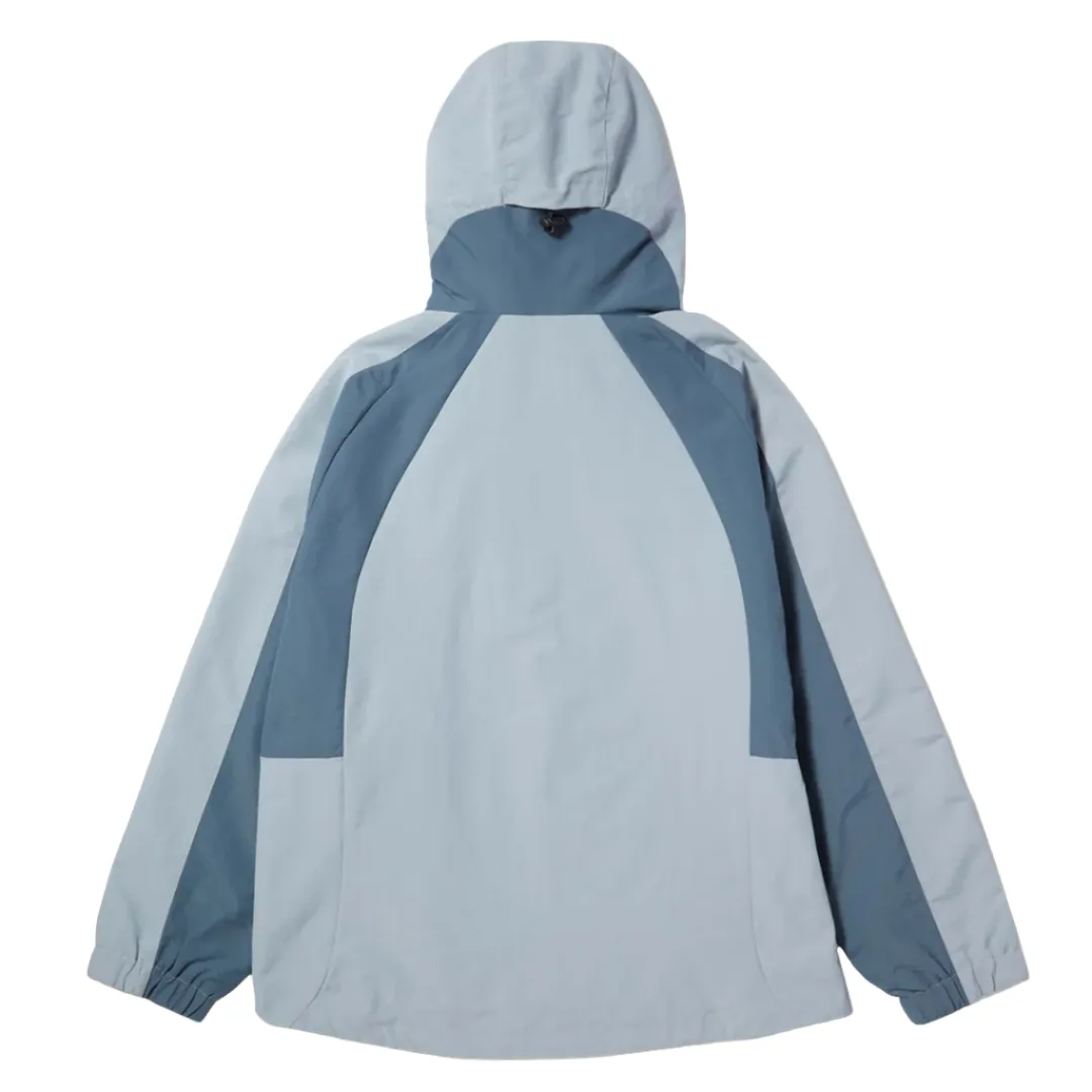 Functional Design Hook-And-Eye Huf Set Shell Jacket Blue Fog