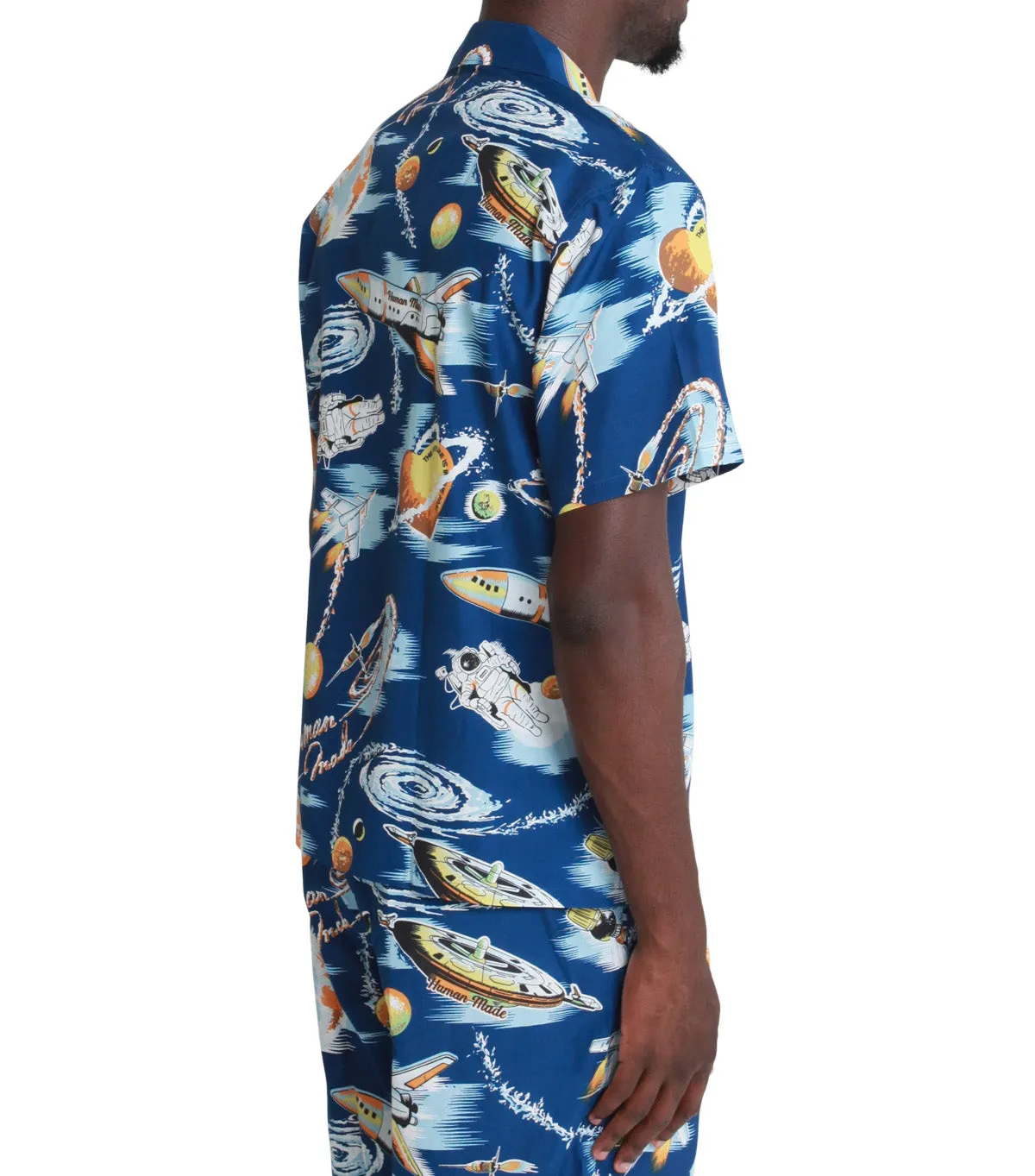 RipstopFabric Chic Edge Human Made Graphic Aloha Shirt Blue
