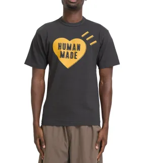 Human Made Graphic T-Shirt #1 Black Earth Fit Heart Soul