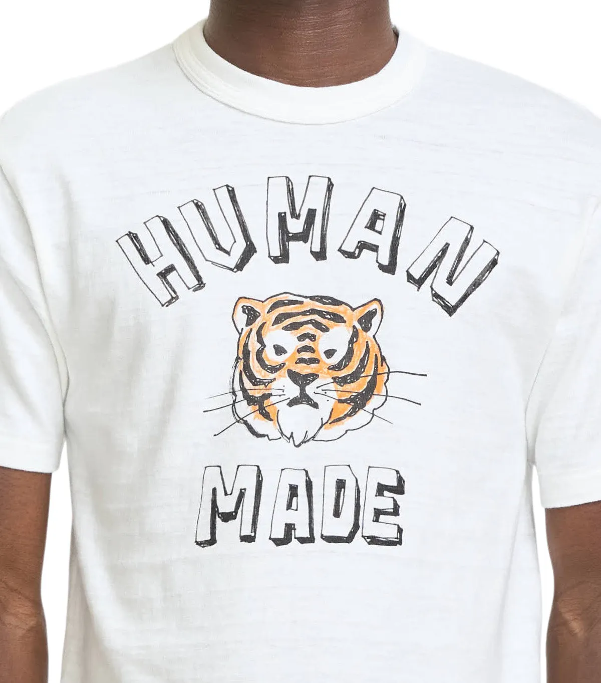 Human Made Graphic T-Shirt #18 White Focus Mood Adjustable drawstring