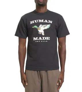 Human Made Graphic T-Shirt #8 Black Silk Glow Ventilated Back Panel