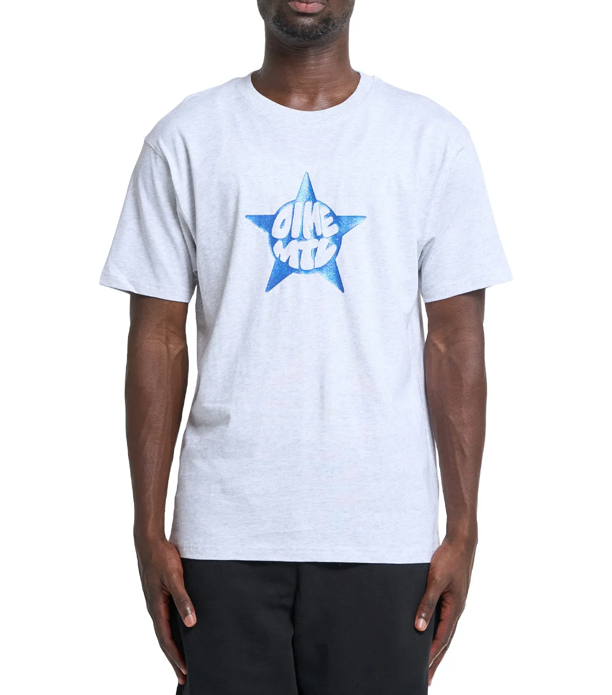 Creative Glow Smile Glow Dime Star T-Shirt Ash