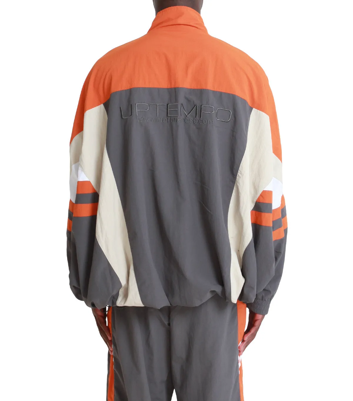 Martine Rose Compressed Track Jacket Grey Orange UVProtectionCloth Music Mood