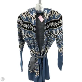 Versatile Design TearResistant Blends Sweater Cardigan By Rachel Zoe In Black & Blue, Size: M