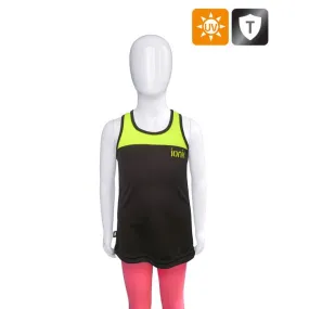 SmoothZipper EcoFriendlyTextiles Ionik 2022 Junior 7331IB Two Tone Colour Tank Top