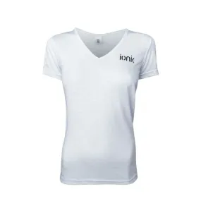 DoubleLayered Collar Ionik 2022 Women's 1252T V-Neck T-Shirt