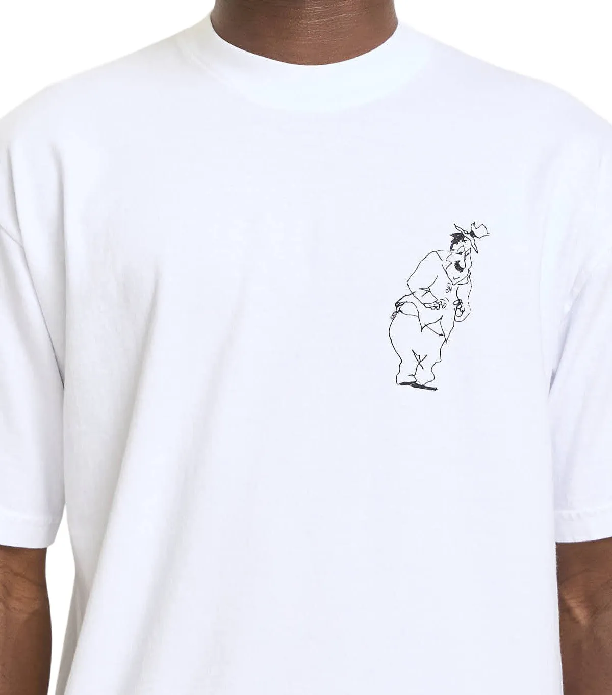 Moon Cool IRAK Drawing T-Shirt White
