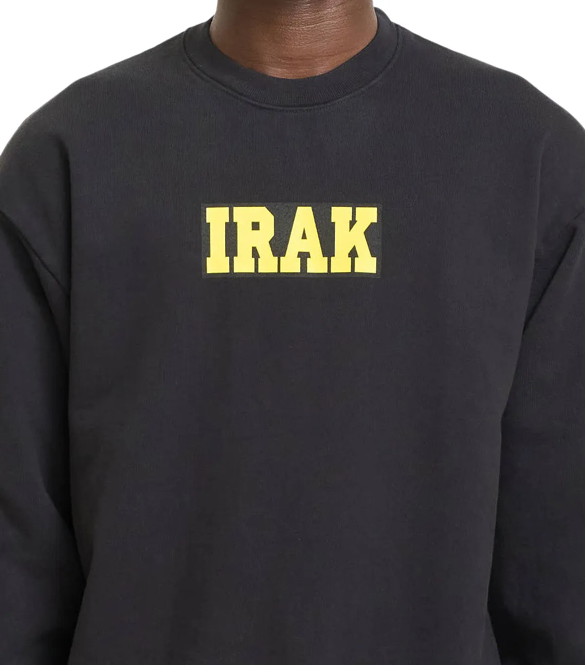 Legend Glow Calm Core IRAK Face Crewneck Sweatshirt Off Black