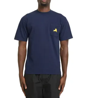 AdjustableHemline Luxury Core IRAK License Pocket T-Shirt Navy