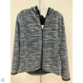 Jacket Fleece By Faded Glory In Black & Grey, Size: Xl Utility Mode
