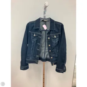 Fantasy Mood Model Glow Jacket Denim By Baccini In Blue Denim, Size: S