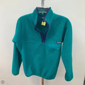 StaticResistantTextile Jacket Fleece By Patagonia In Teal, Size: Xs