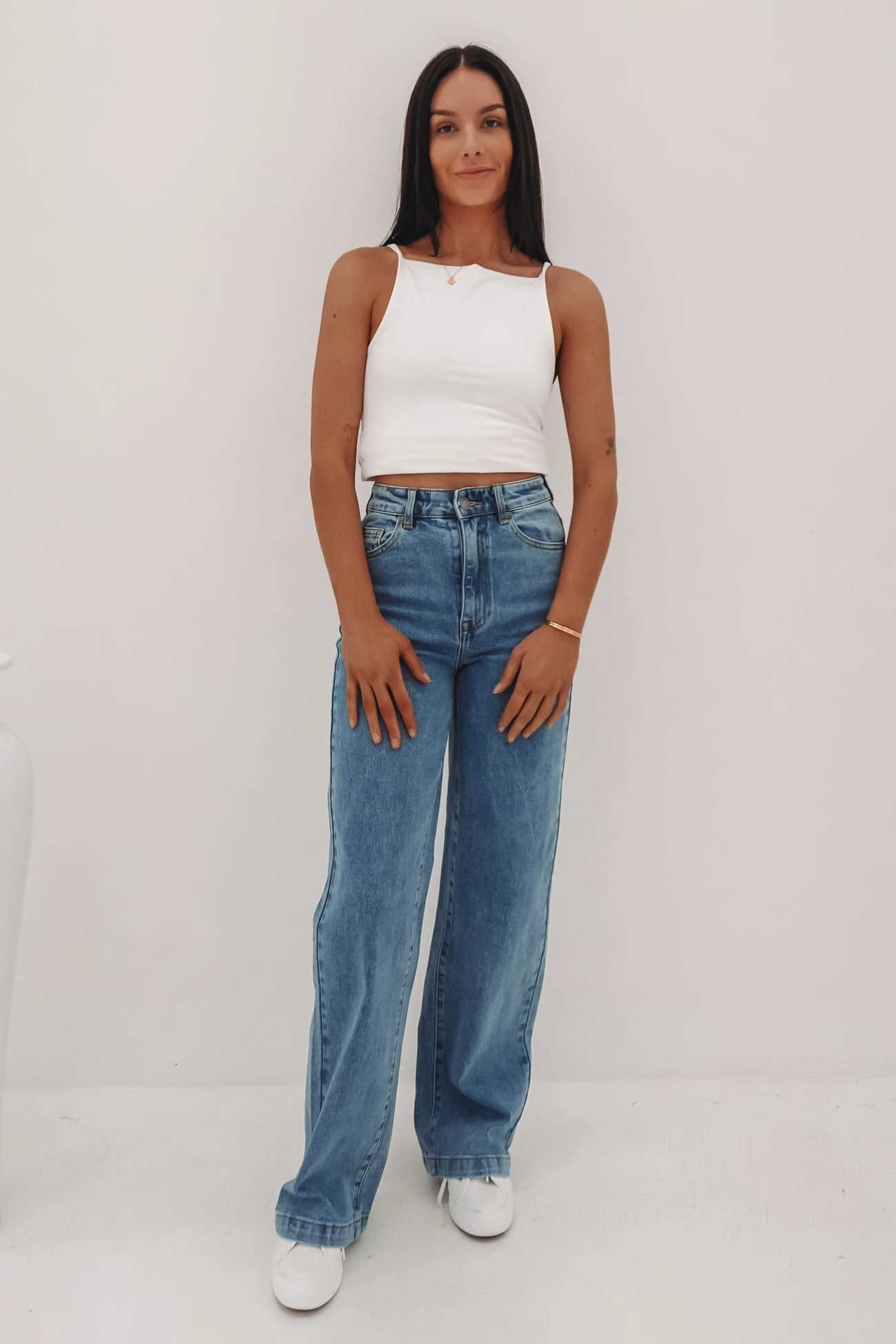 Jacqui Wide Leg Jean Light Blue Abrasion Resistant Denim Go Everywhere