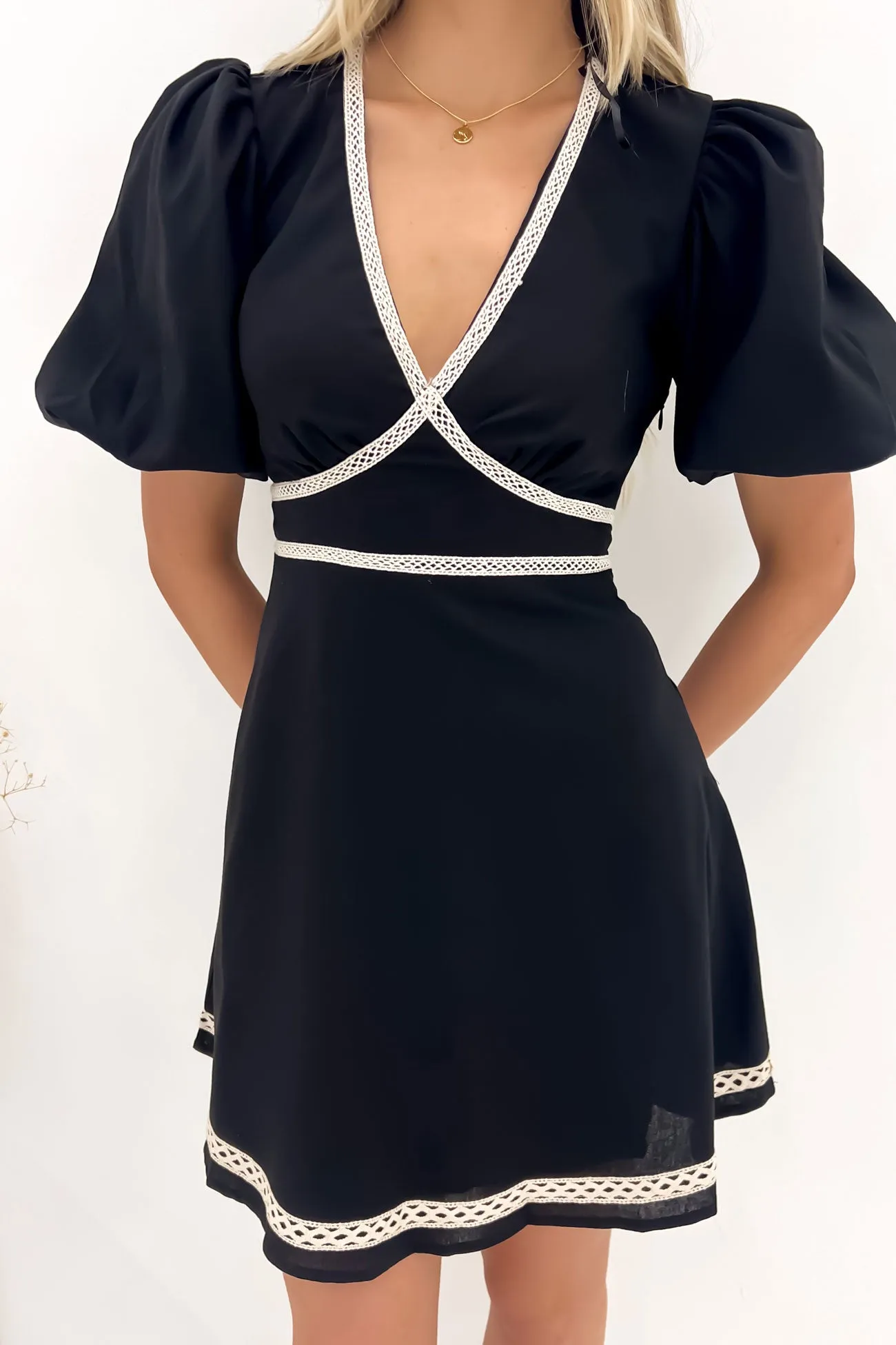 Sharp Style Eco-Lining Jasmin Mini Dress Black