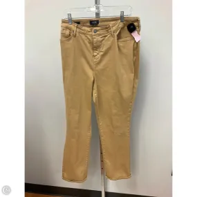 Jeans Boot Cut By Not Your Daughters Jeans In Tan, Size: 18 Carry Ease TaglessLabel