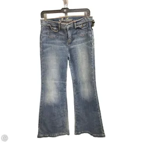 Jeans Flared By Clothes Mentor In Blue, Size: 10 Adaptive Fit DurableBartack