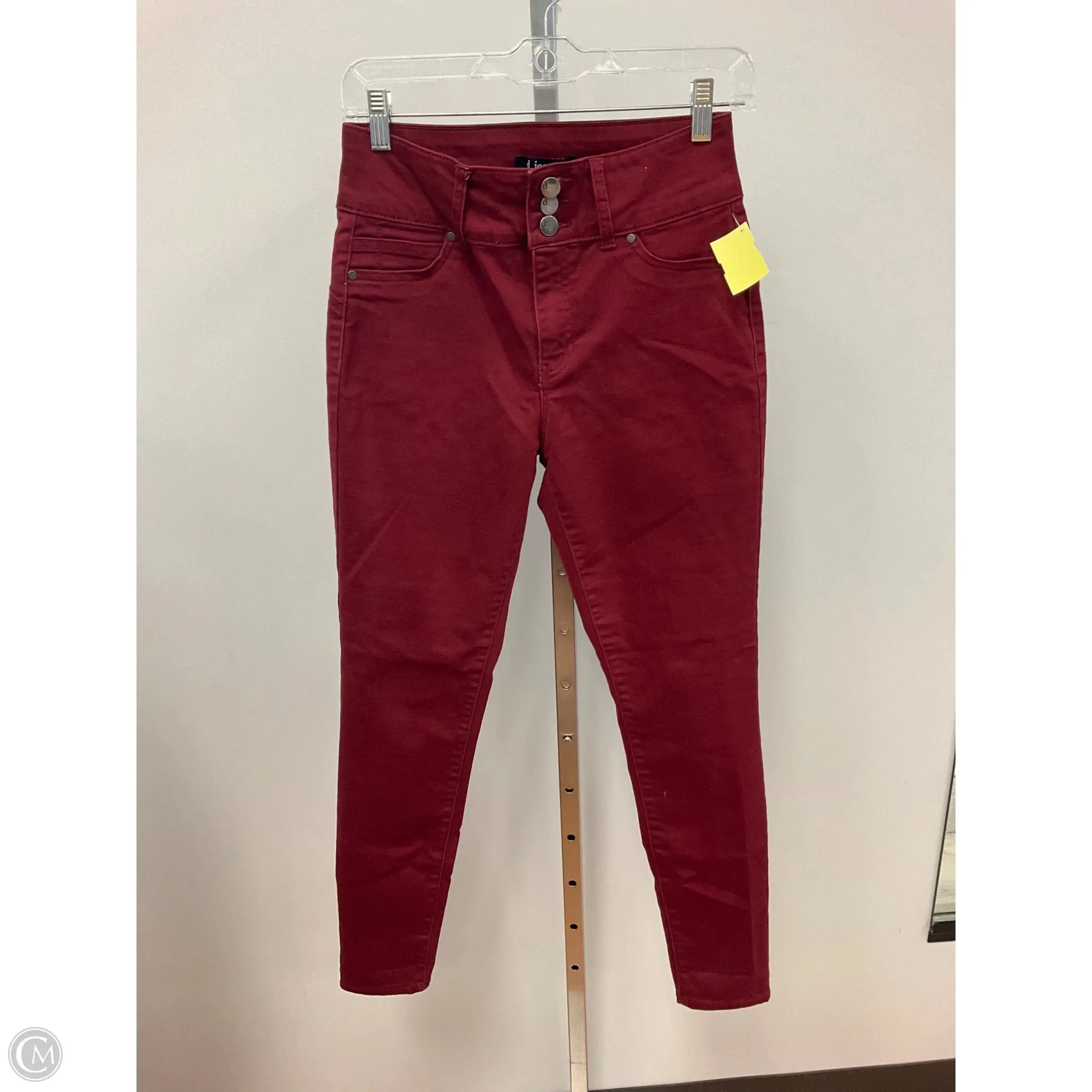 Layering Essential Flattering Style Jeans Skinny By D Jeans In Red, Size: 6