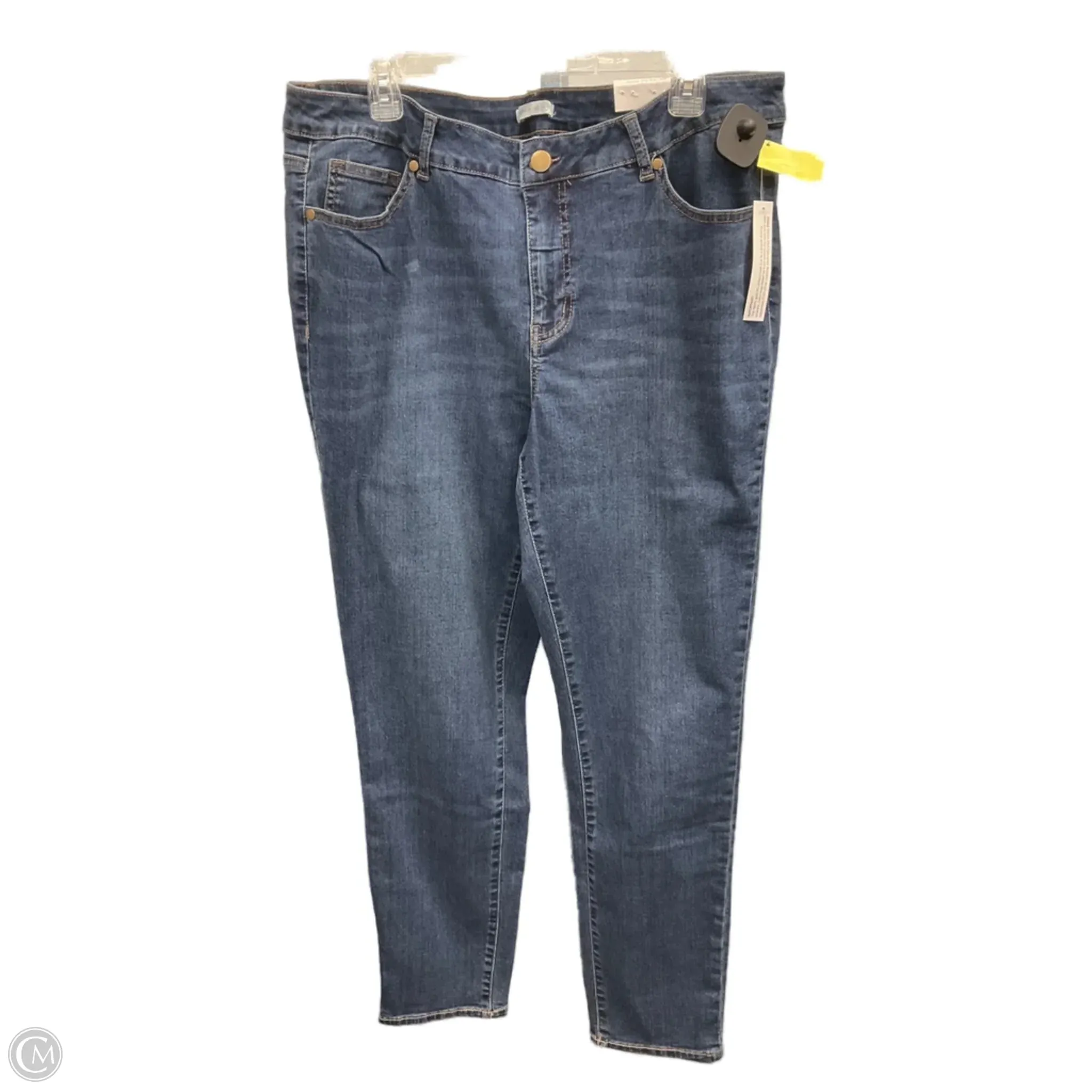 Jeans Skinny By Westport In Blue Denim, Size: 16 Versatile Fashion