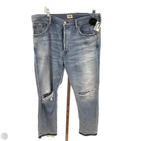 Jeans Straight By Citizens Of Humanity In Blue Denim, Size: 14 Active Layer Convertible legs