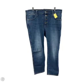 Jeans Straight By J. Crew In Blue Denim, Size: 16 Everyday Comfort Fit