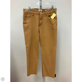 Jeans Straight By Kensie In Tan, Size: 4 Spanish Glow