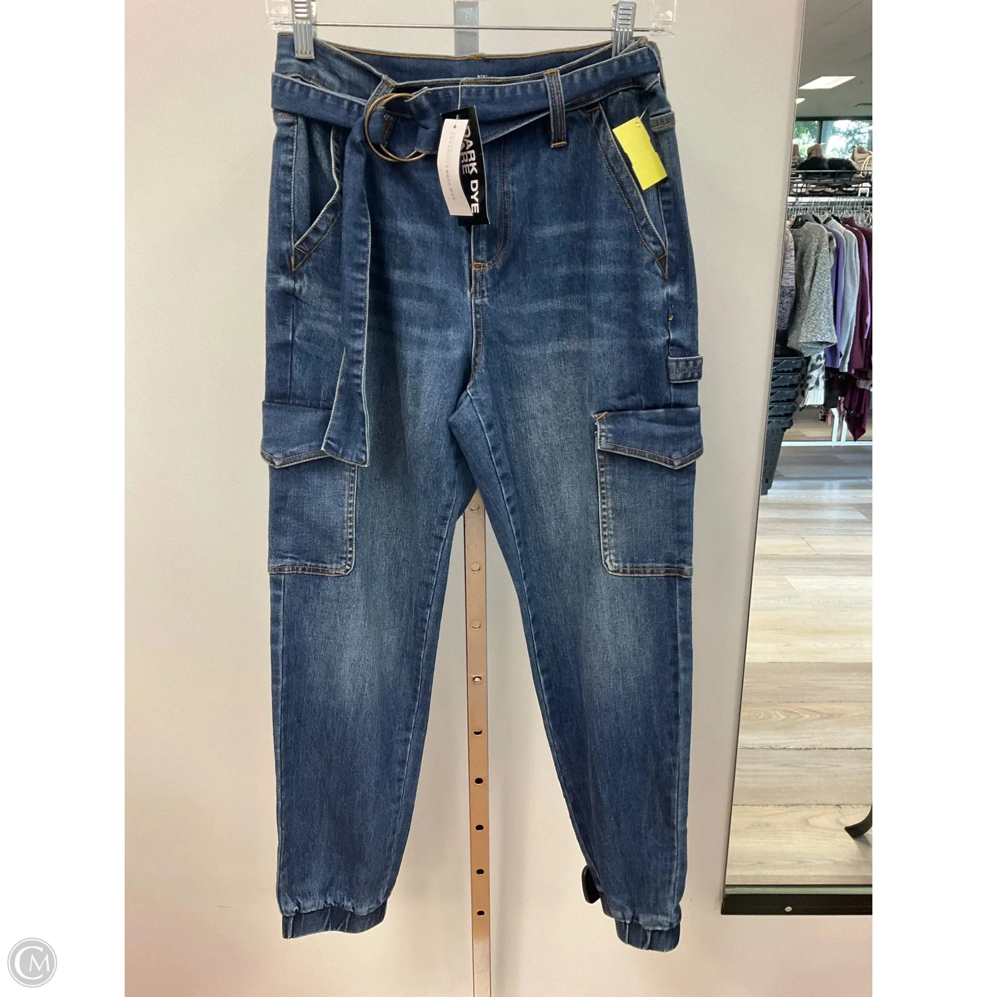 Strong Soul Denim Cool Jeans Wide Leg By New York & Co In Blue, Size: 4
