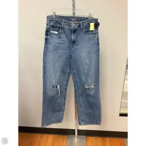 Jeans Wide Leg By Old Navy In Blue Denim, Size: 14 Flexible Waistband Tech Edge