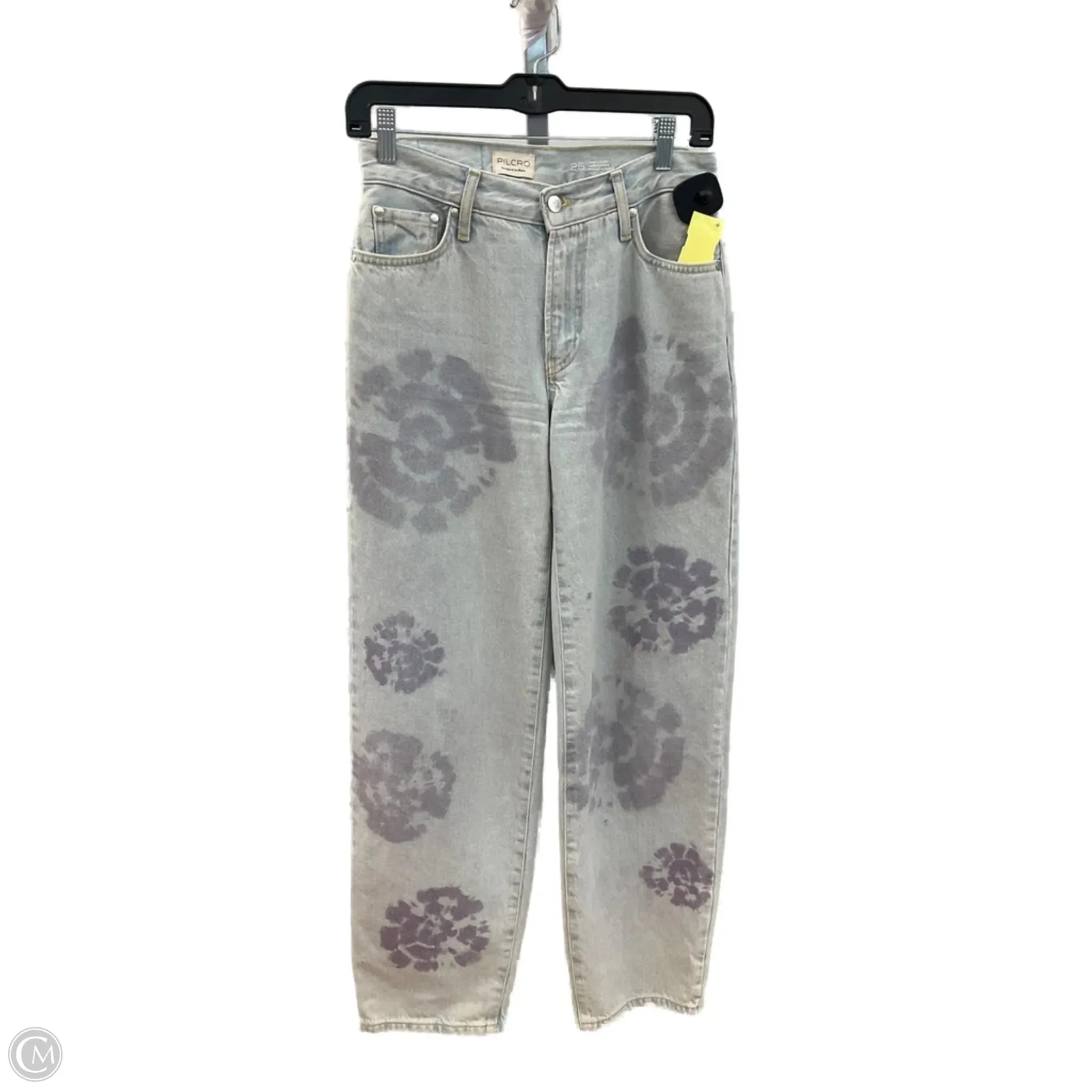 Jeans Wide Leg By Pilcro In Blue & Purple, Size: 0 Earth Glow