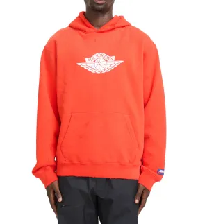 Jordan Rare Air Pullover Hoodie Chile Red FormFitting Cut