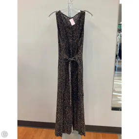 Jumpsuit By Banana Republic In Animal Print, Size: 14 Sophisticated Cut