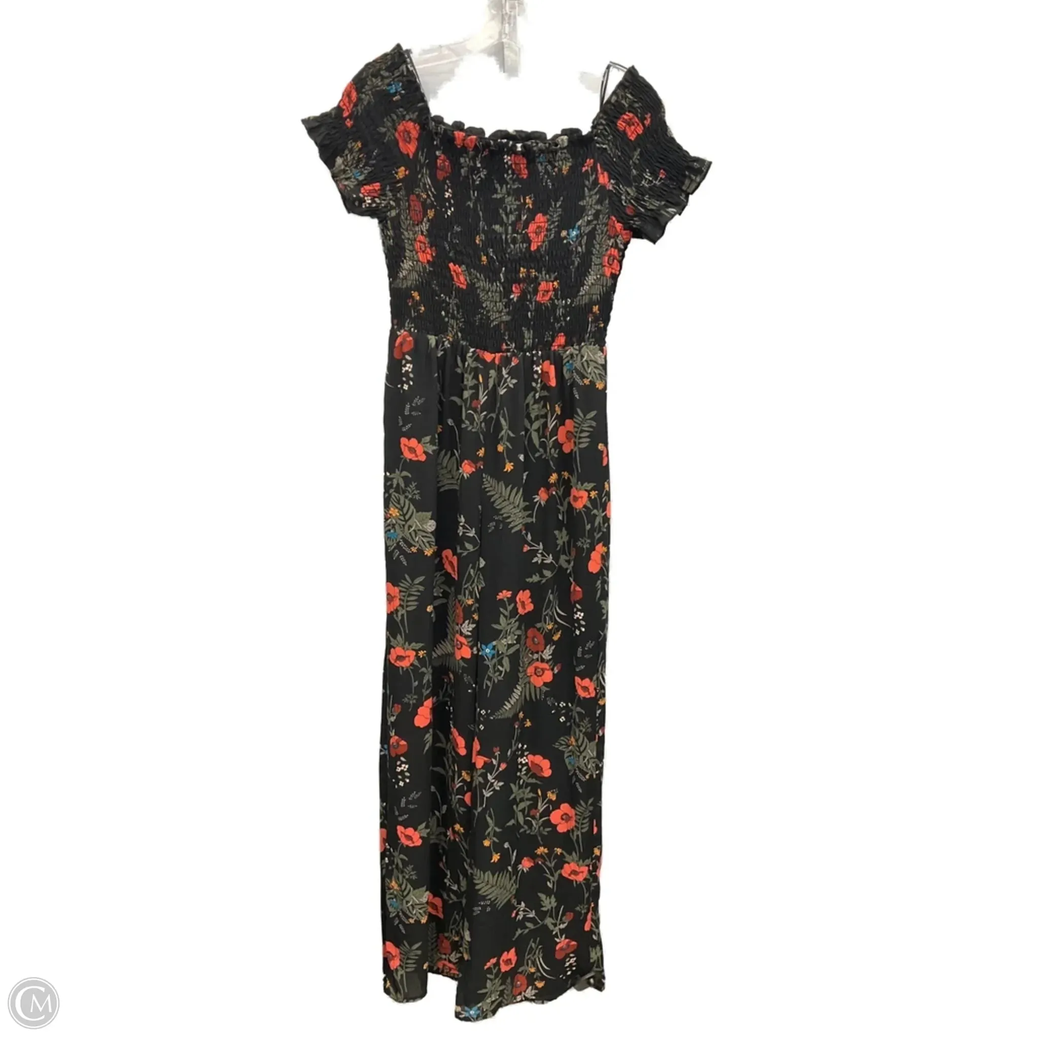 Relaxed Style Layered Comfort Jumpsuit By Sienna Sky In Floral Print, Size: M