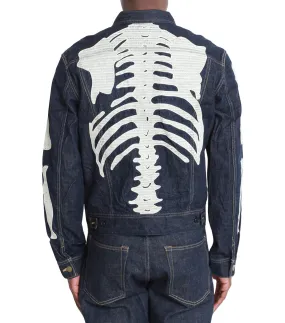 Kapital 11.5oz Denim Mexican Tuxedo Westerner Jacket Indigo FlexFitTechnology