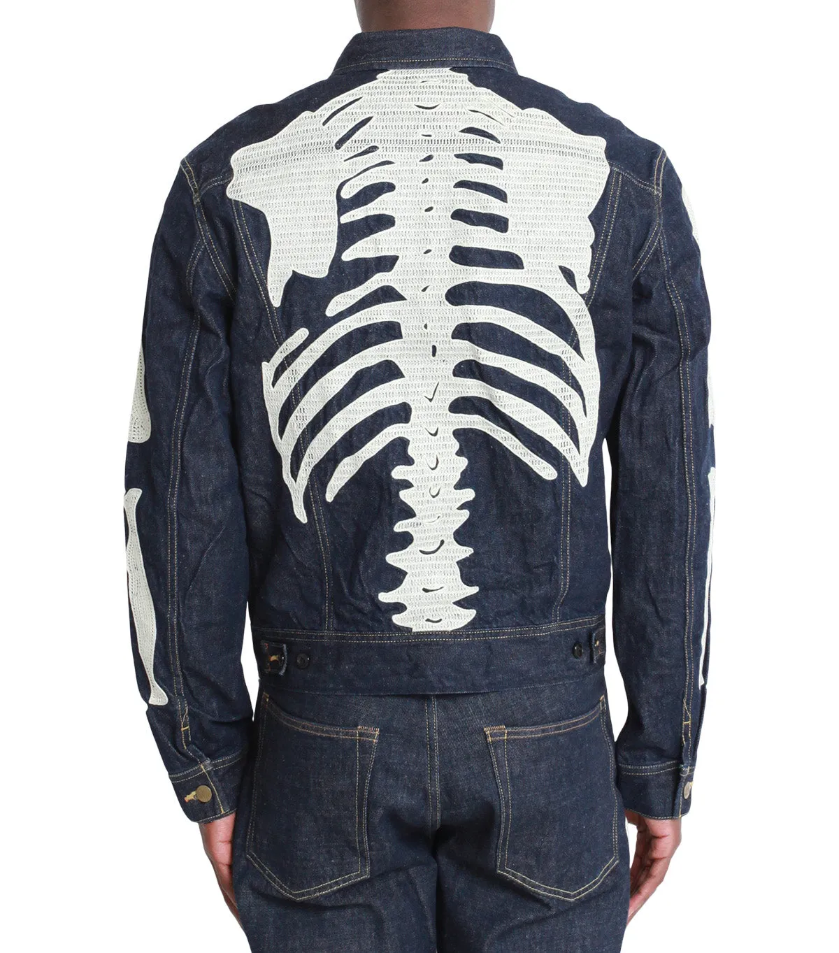 Kapital 11.5oz Denim Mexican Tuxedo Westerner Jacket Indigo FlexFitTechnology
