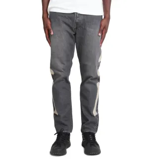 Kapital 14oz Black Denim Mexican Tuxedo 5P Okagilly Black Fast Fit