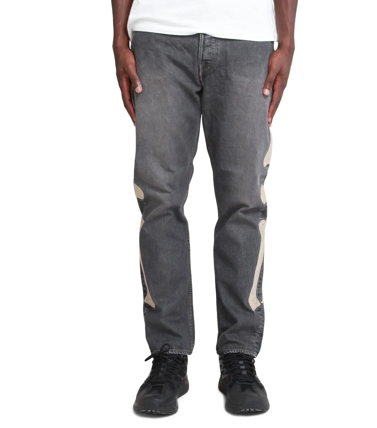 Kapital 14oz Black Denim Mexican Tuxedo 5P Okagilly Black Fast Fit