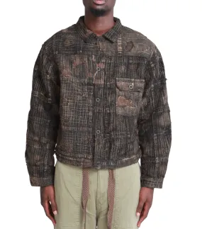 Cloud Core Kapital Black-Tea-Core Boro Spring 1st Jacket Black