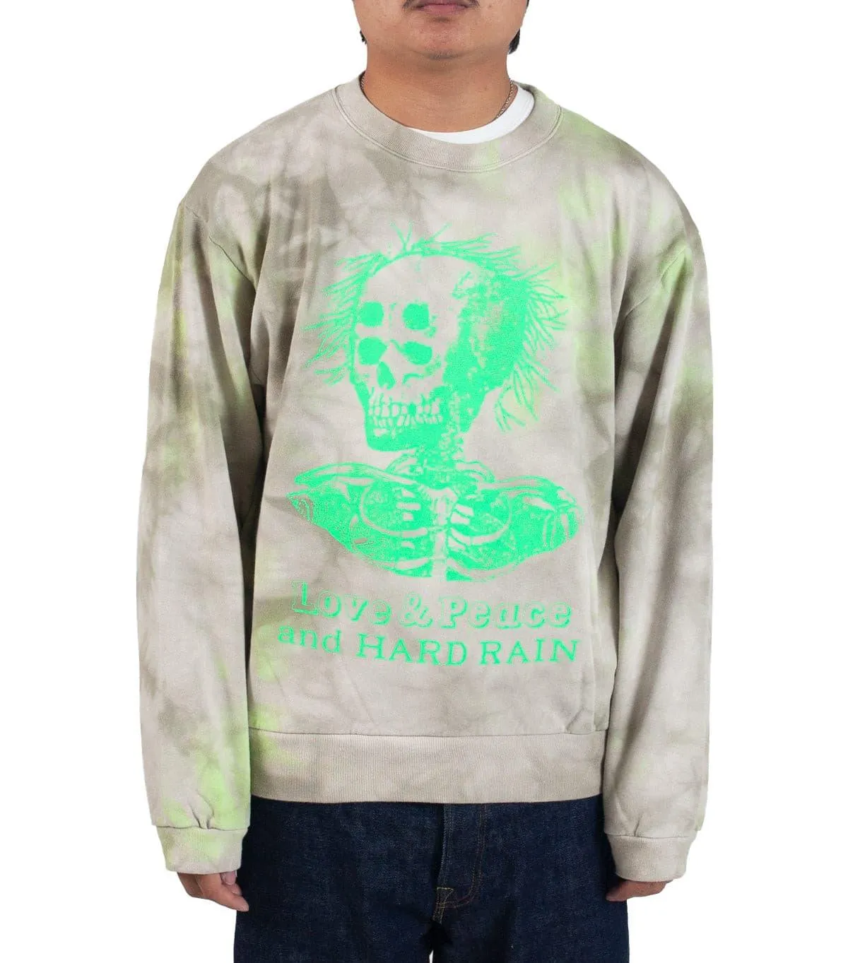FrictionResistantEdges Kapital Kountry Eco Sweater Knit Hardrain Skull Khaki