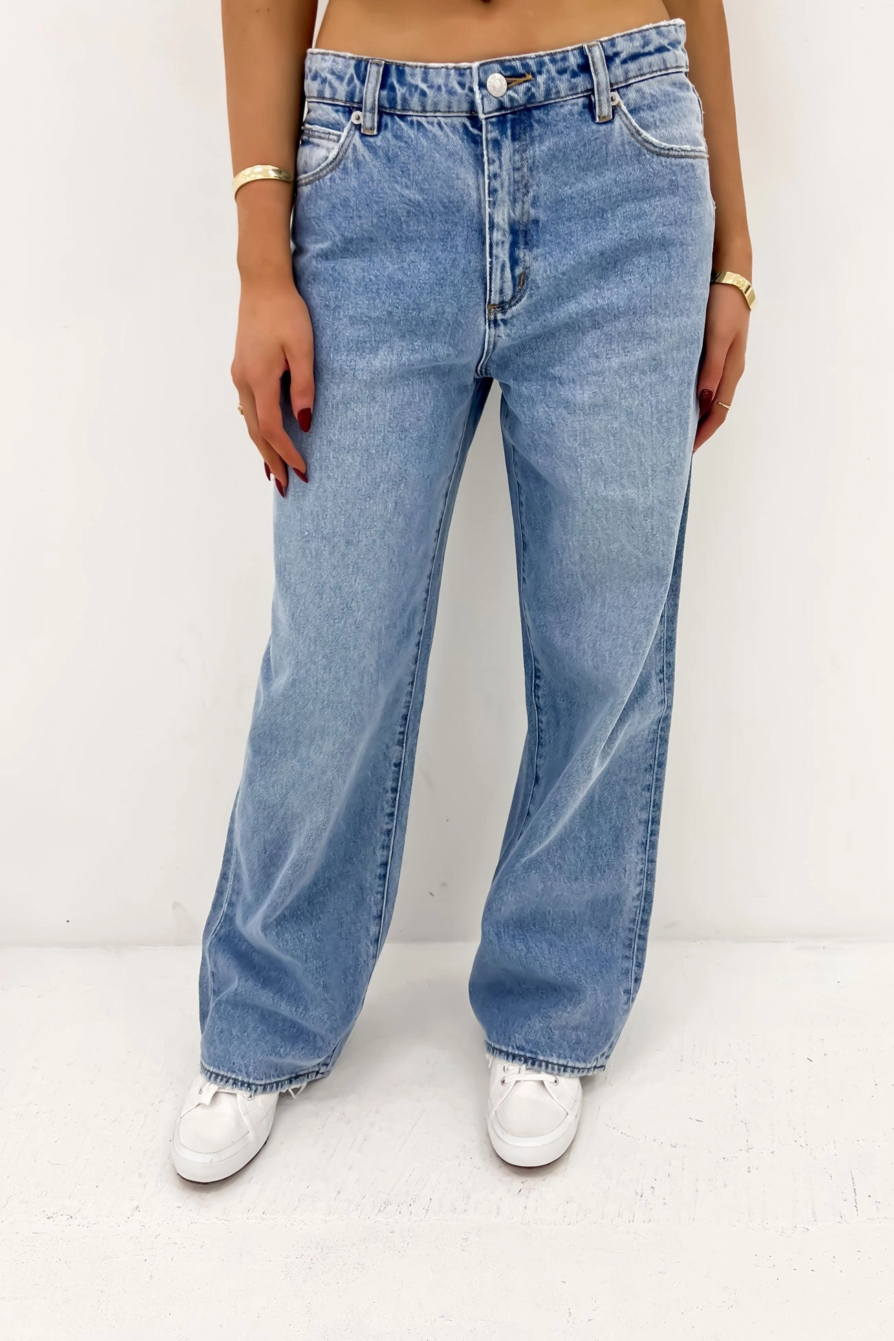 Kate Baggy Jean 90s Blue Eco Friendly Chill Outfit Road Trip Casual Friday Durable Athlete Fit