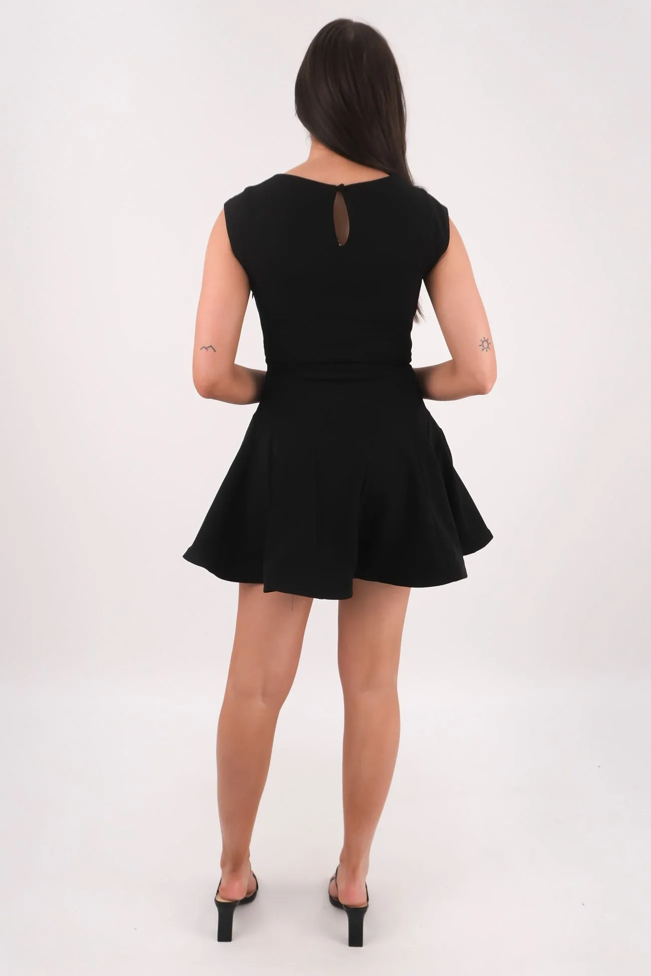 Keaton Mini Dress Black Pretty Glow