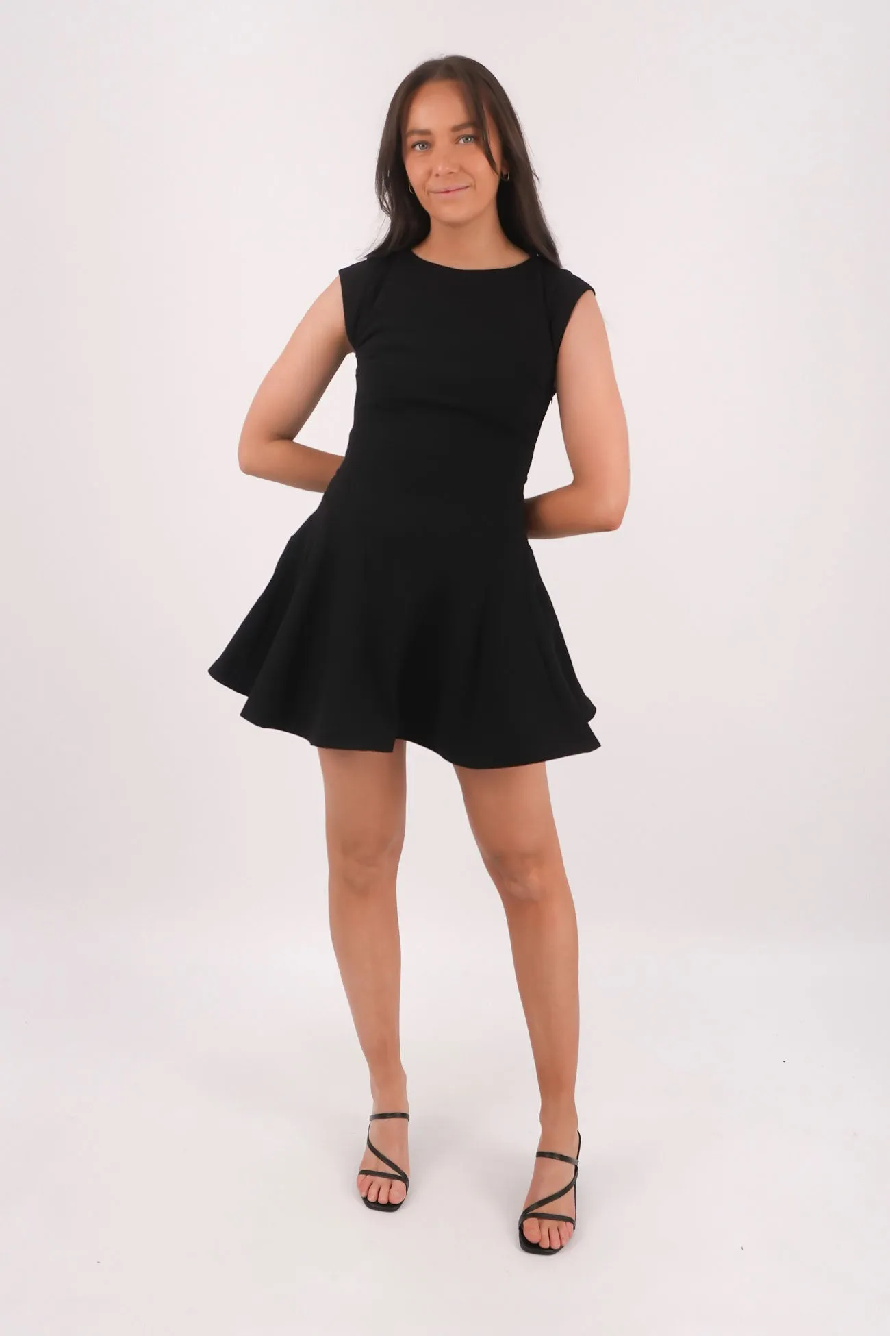 Refined Aesthetic Keaton Mini Dress Black